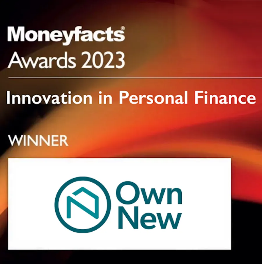 Award Winning Mortgages – Own New takes home the Innovation in Personal Finance Award at The Moneyfacts Awards 2023.